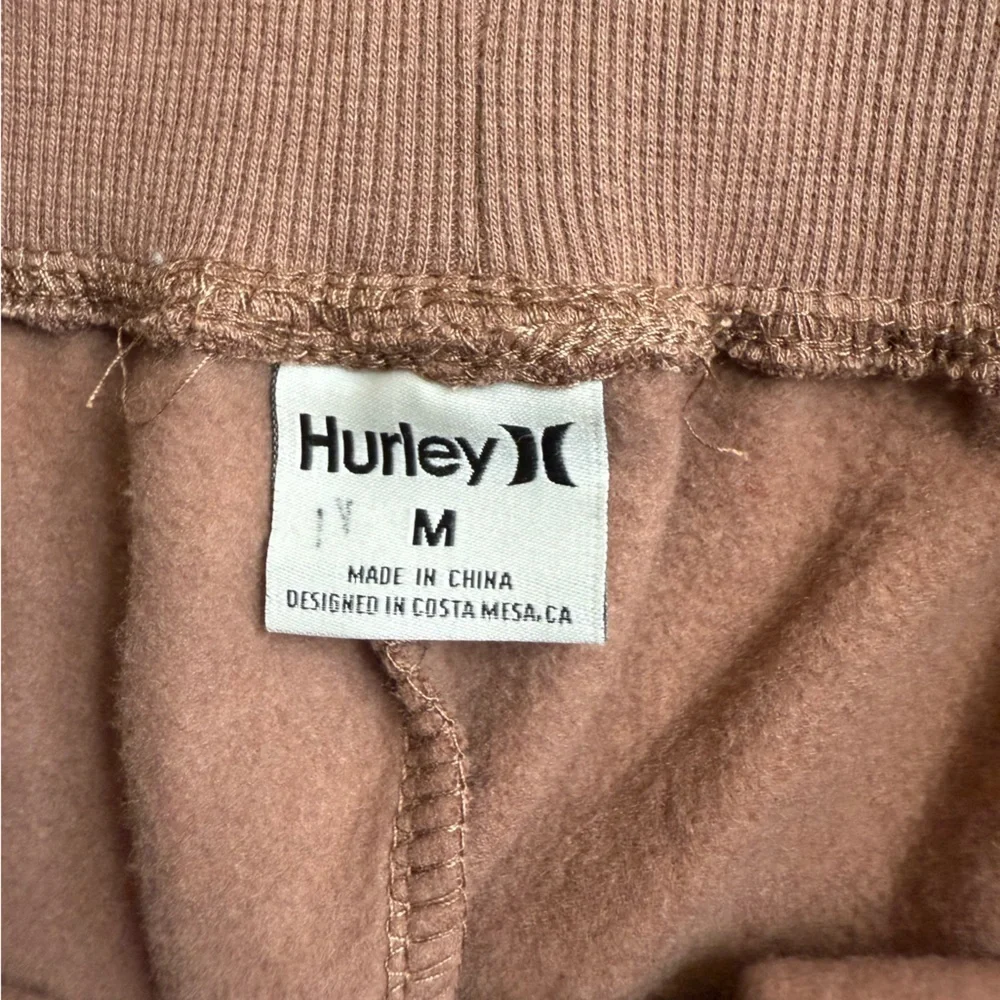 NWT Hurley Fleece Sweatpants Brown Medium